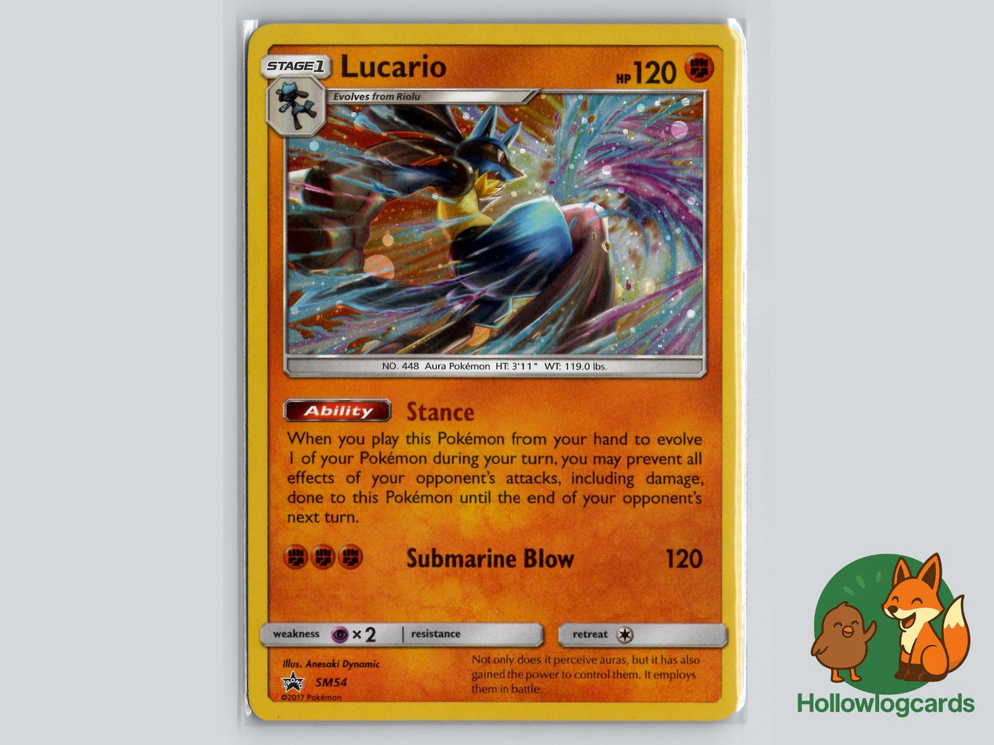 Lucario (SM54) - SM Black Star Promos Pokémon Card