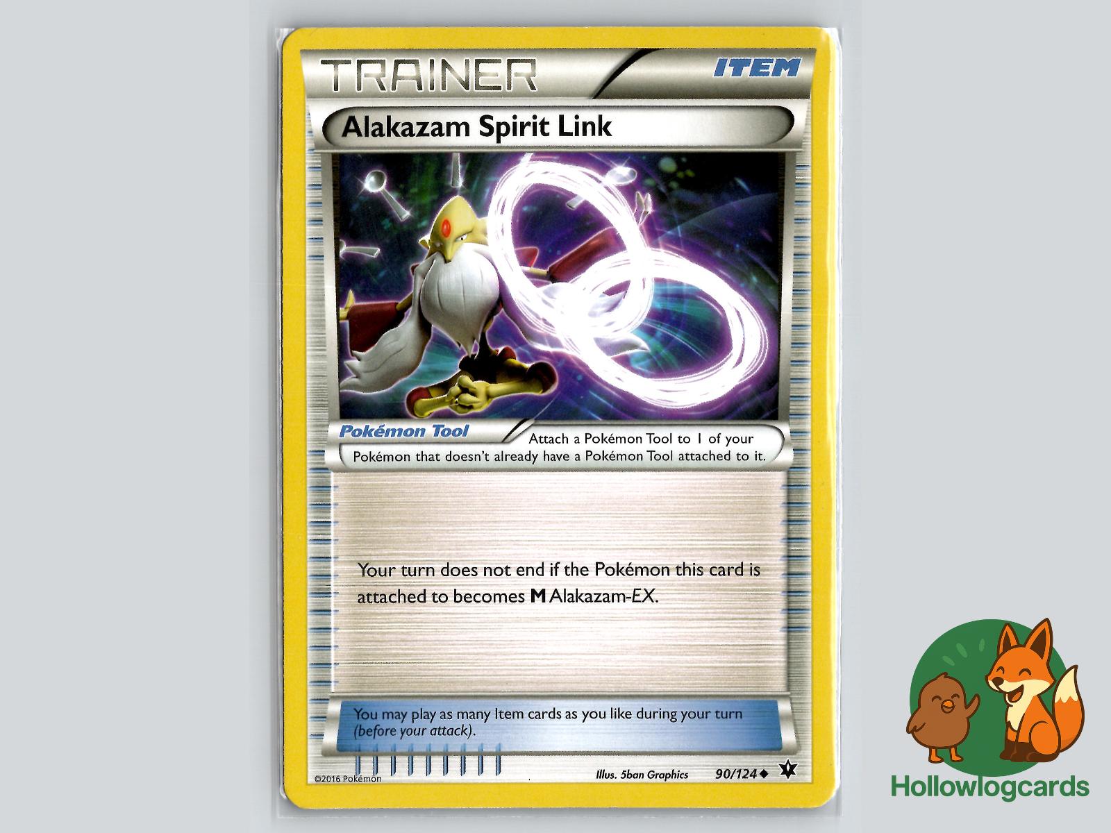 Alakazam Spirit Link (90/124) - Fates Collide Pokémon Card