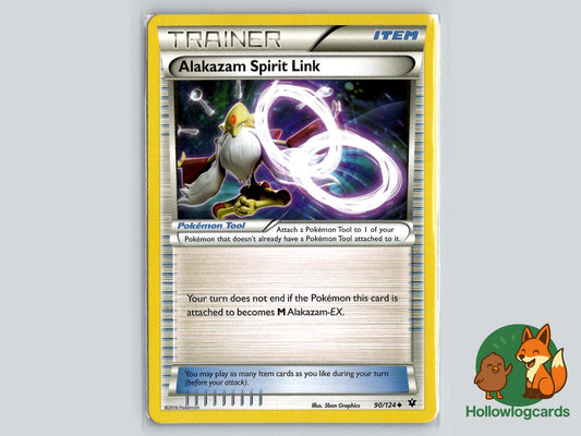 Alakazam Spirit Link (90/124) - Fates Collide Pokémon Card