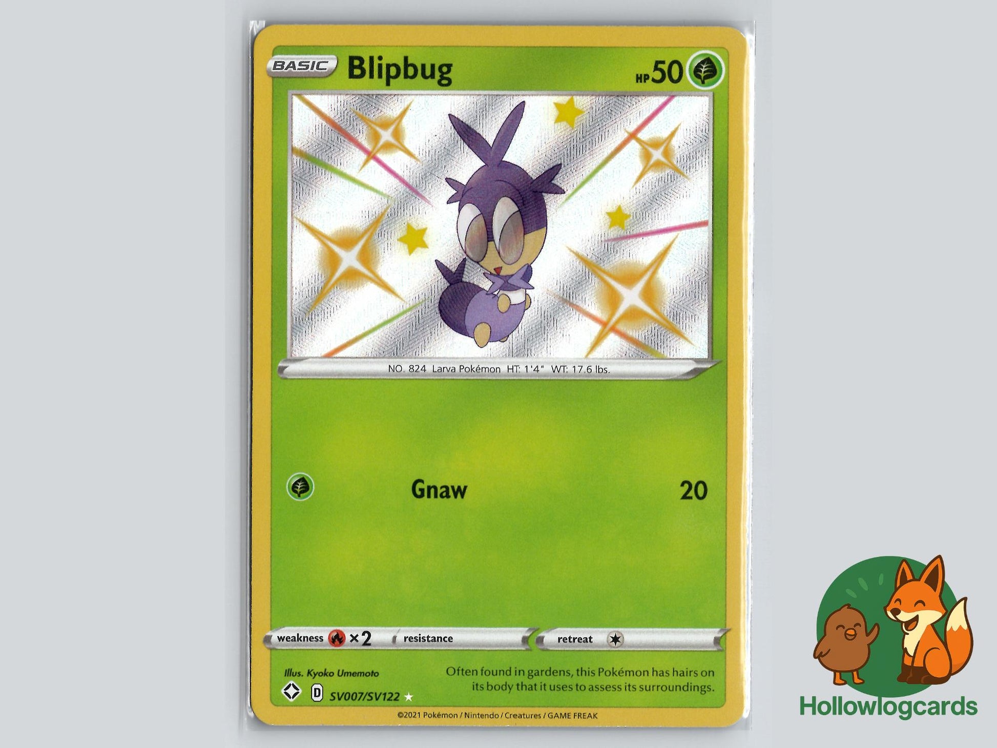 Blipbug (SV007/SV122) - Shining Fates Pokémon Card