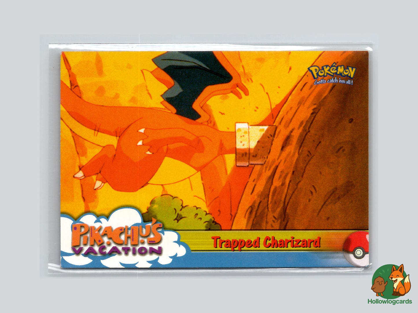 Trapped Charizard - Topps Mewtwo Strikes Back Trading Cards Pokémon Card