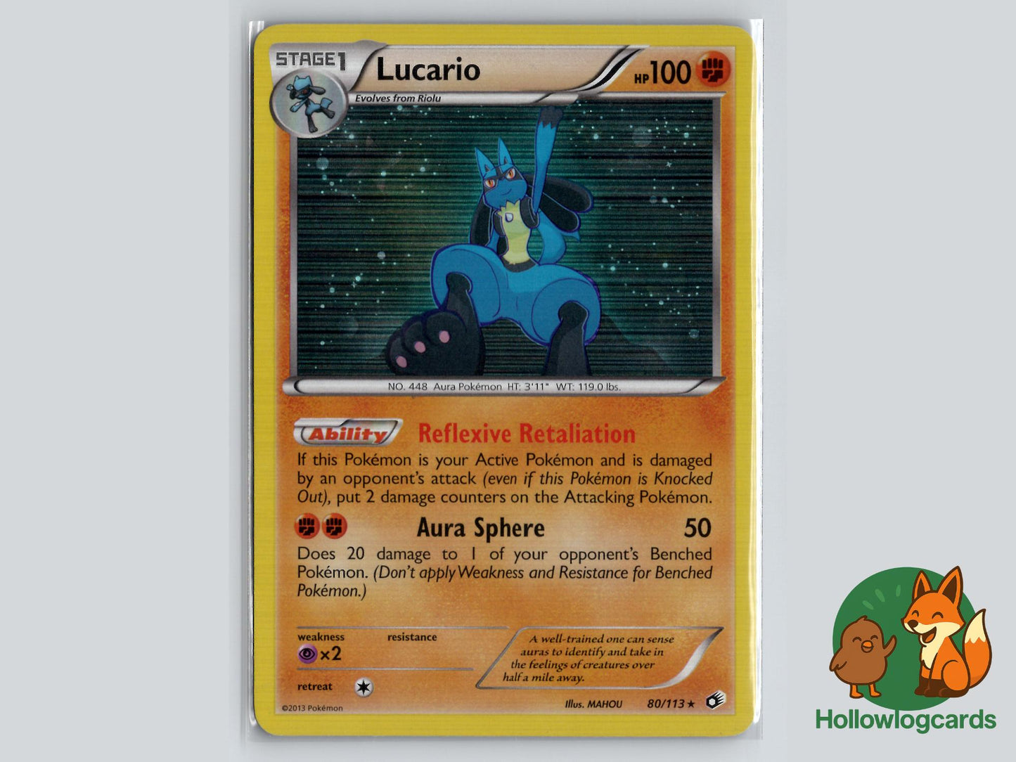 Lucario (80/113) - Legendary Treasures Pokémon Card
