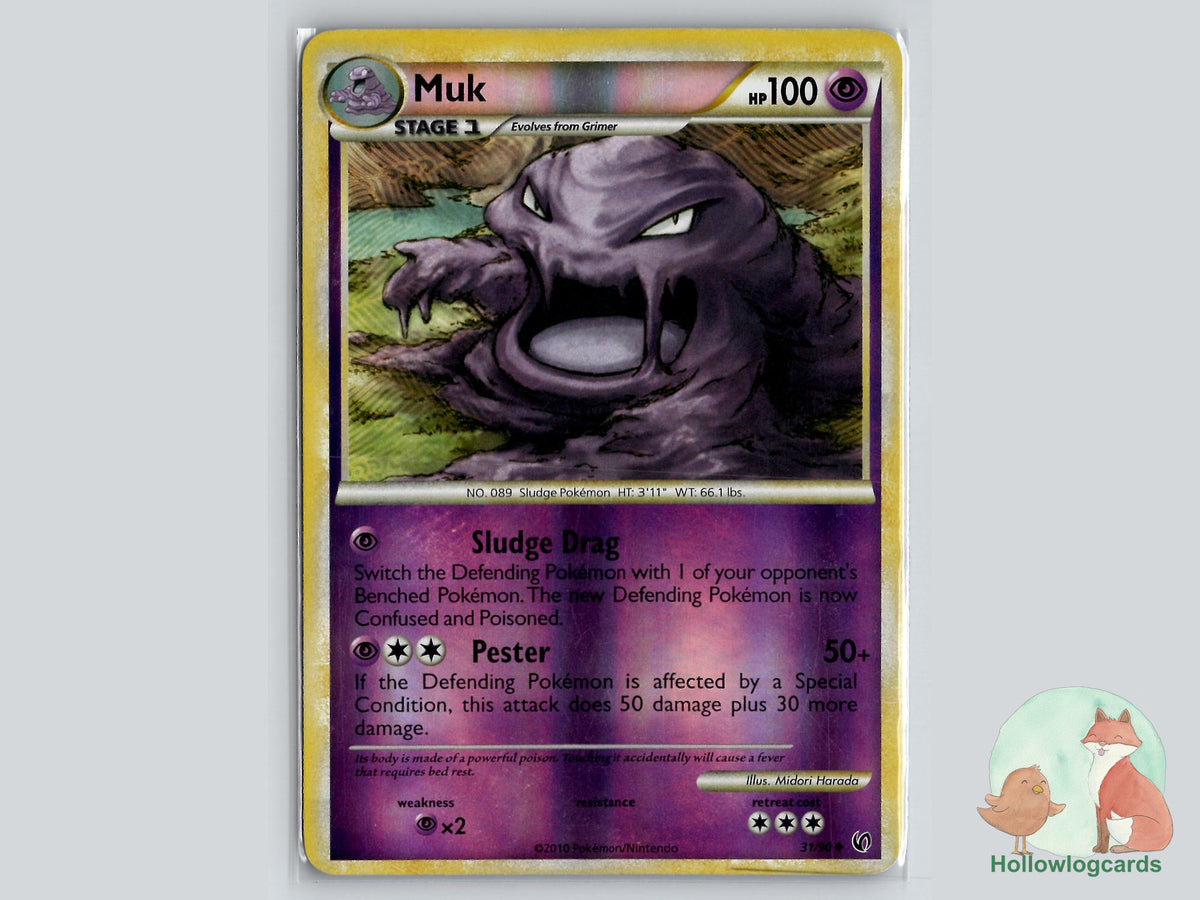 Muk (31/90) - Undaunted Pokémon Card