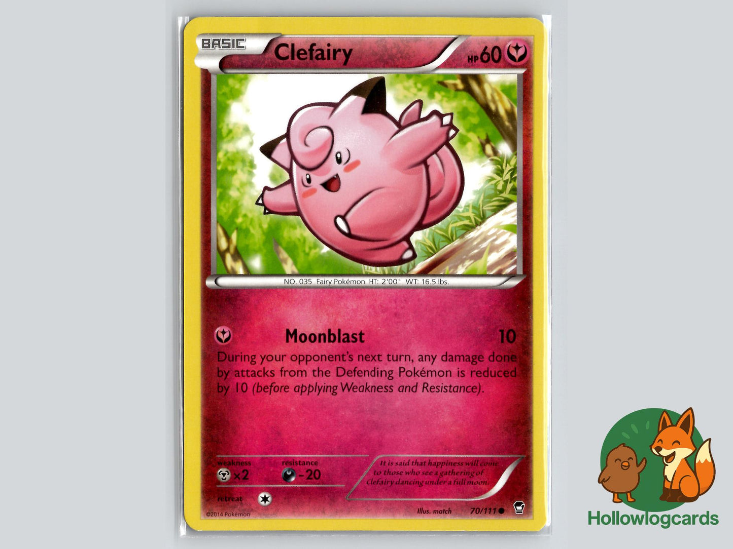 Clefairy (70/111) - Furious Fists Pokémon Card