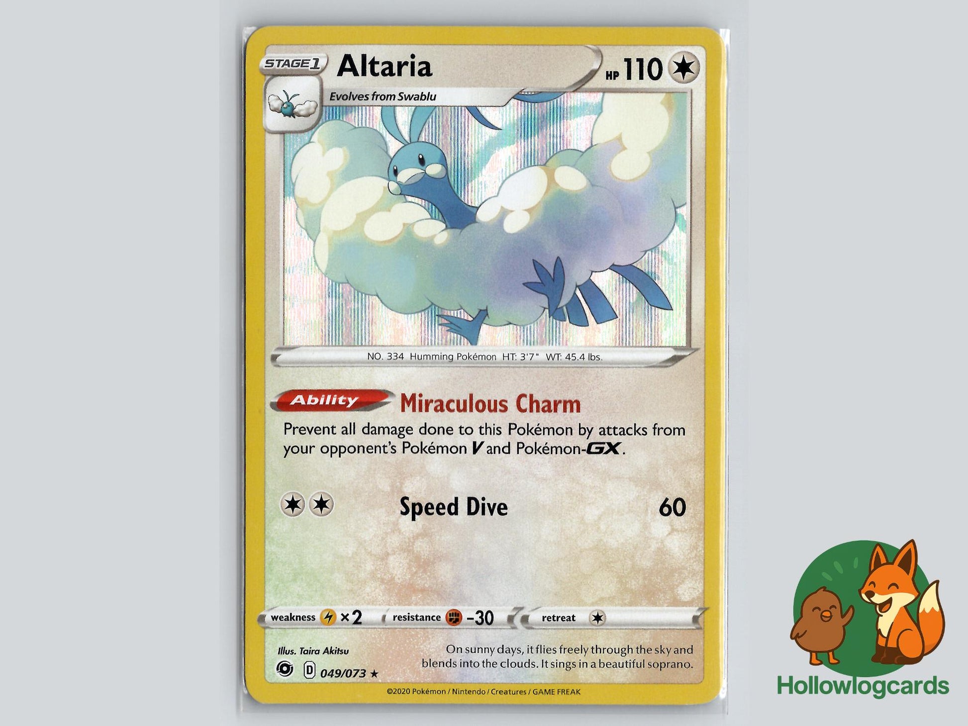 Altaria (049/073) - Champion's Path Pokémon Card