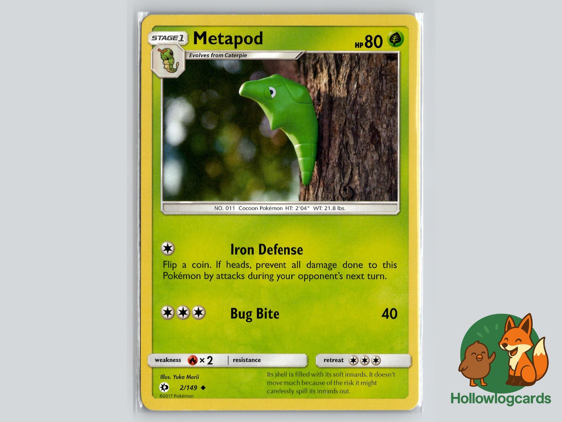 Metapod (2/149) - Sun & Moon Pokémon Card