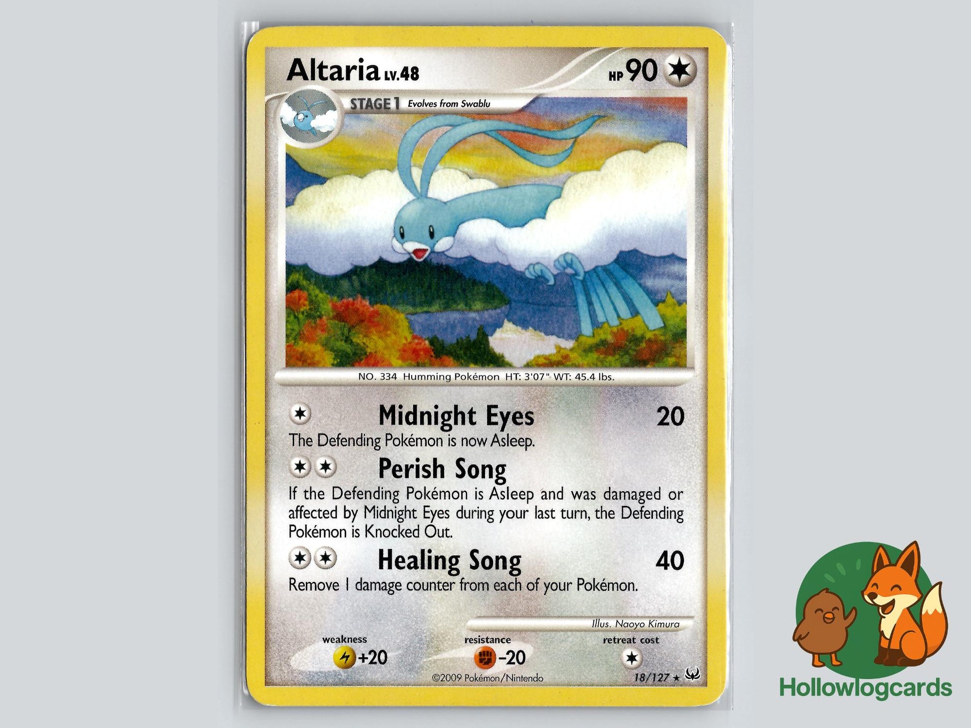 Altaria (18/127) - Platinum Pokémon Card