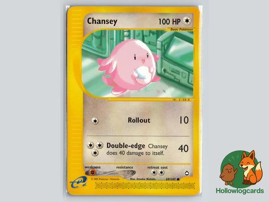Chansey (69/147) - Aquapolis Pokémon Card