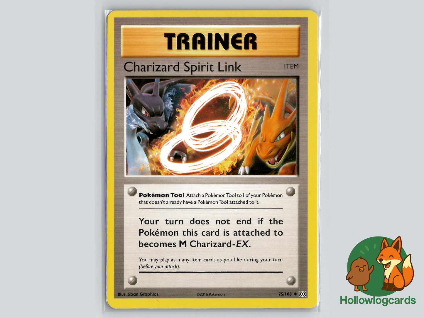 Charizard Spirit Link (75/108) - Evolutions Pokémon Card