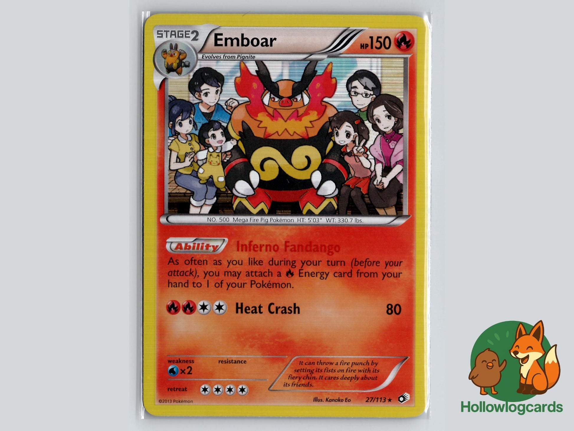Emboar (27/113) - Legendary Treasures Pokémon Card