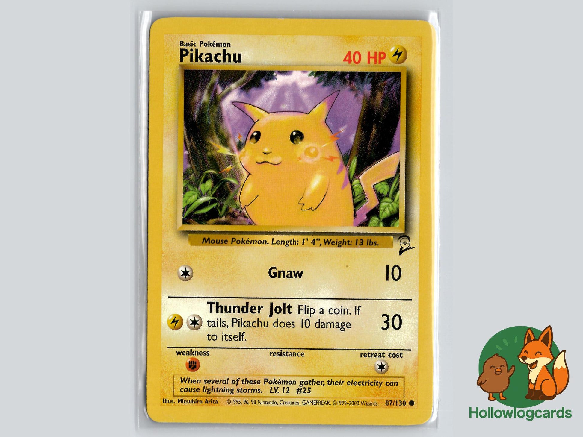Pikachu (87/130) - Base Set 2 Pokémon Card