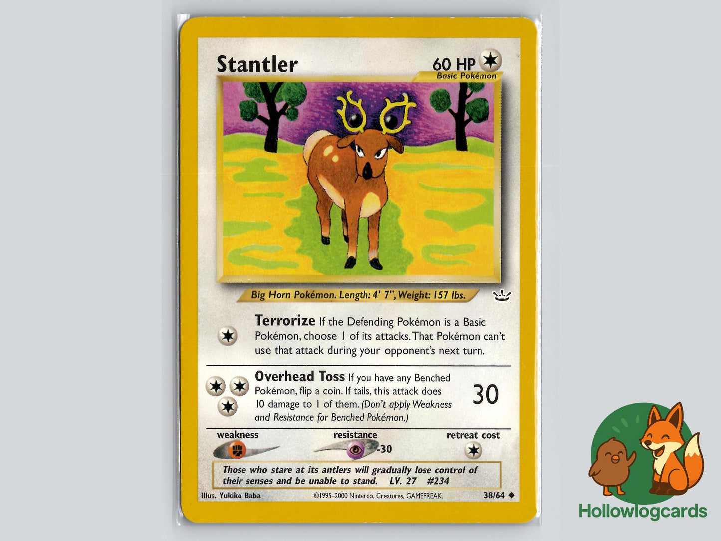 Stantler (38/64) - Neo Revelation Pokémon Card