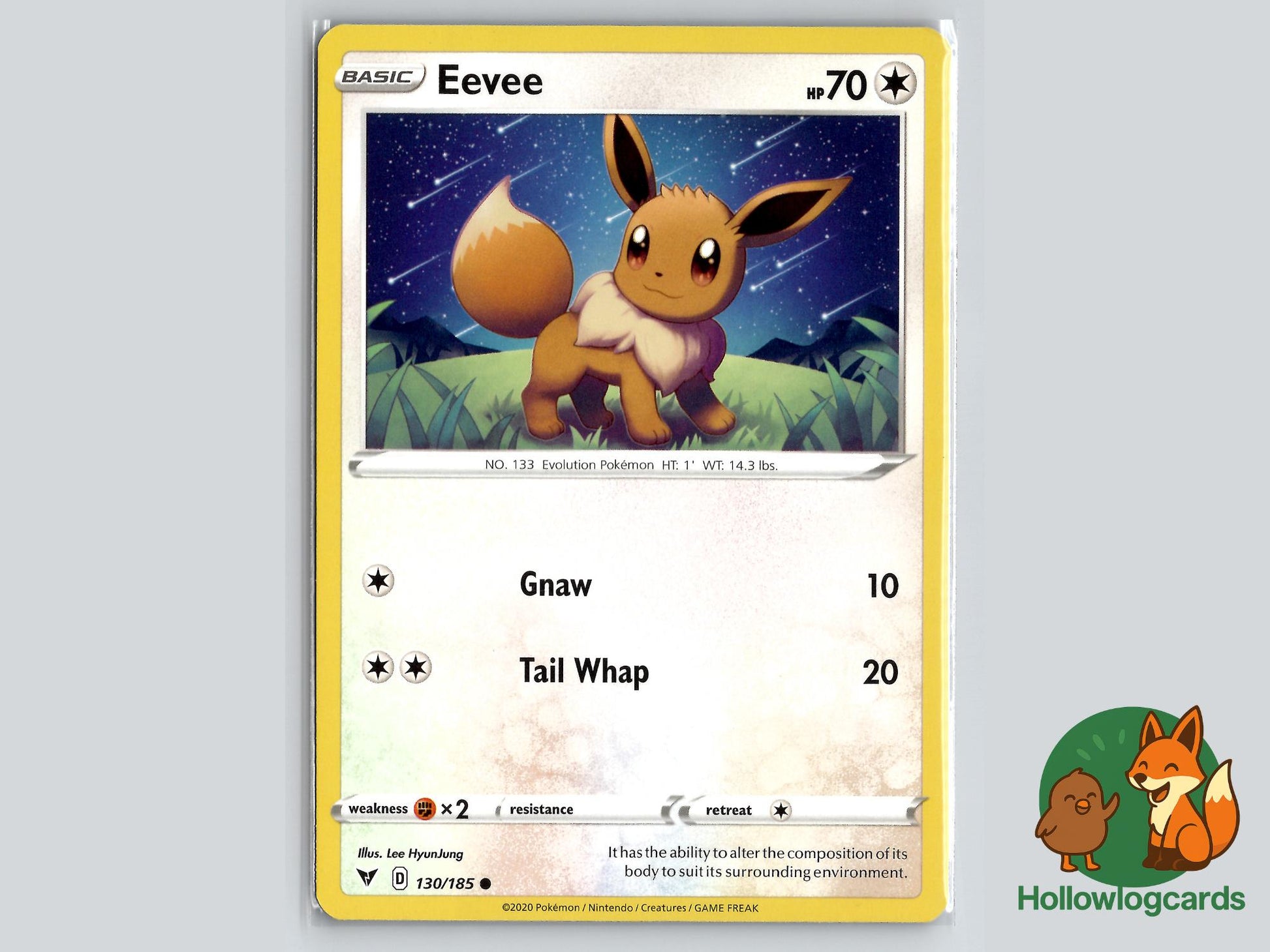 Eevee (130/185) - Vivid Voltage Pokémon Card