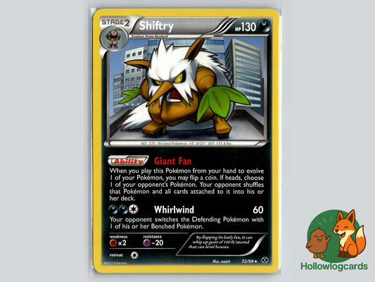 Shiftry (72/99) - Next Destinies Pokémon Card