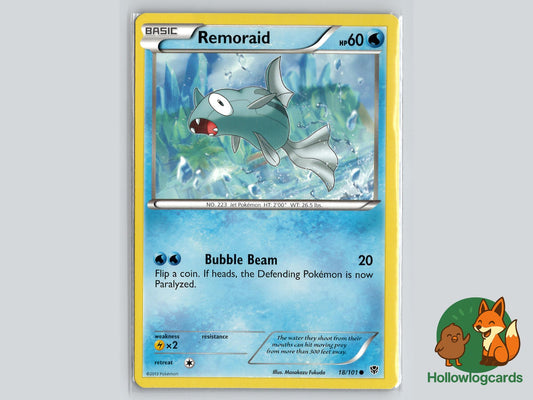 Remoraid (18/101) - Plasma Blast Pokémon Card