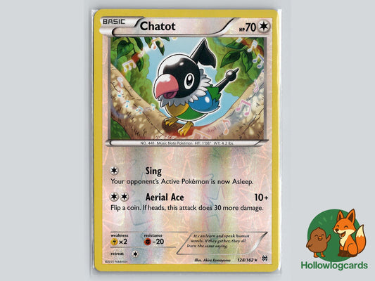 Chatot (128/162) - BREAKthrough Pokémon Card