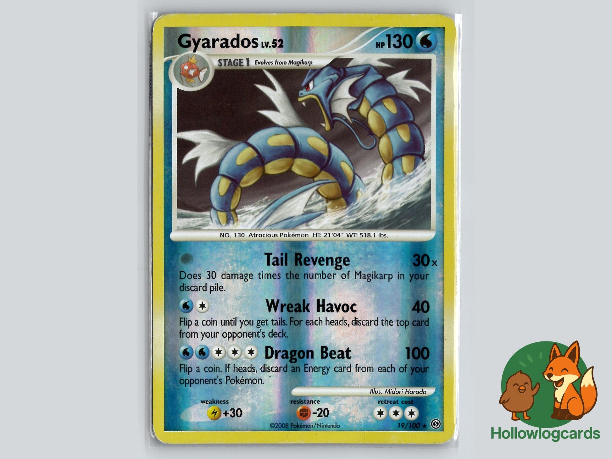 Gyarados (19/100) - Stormfront Pokémon Card