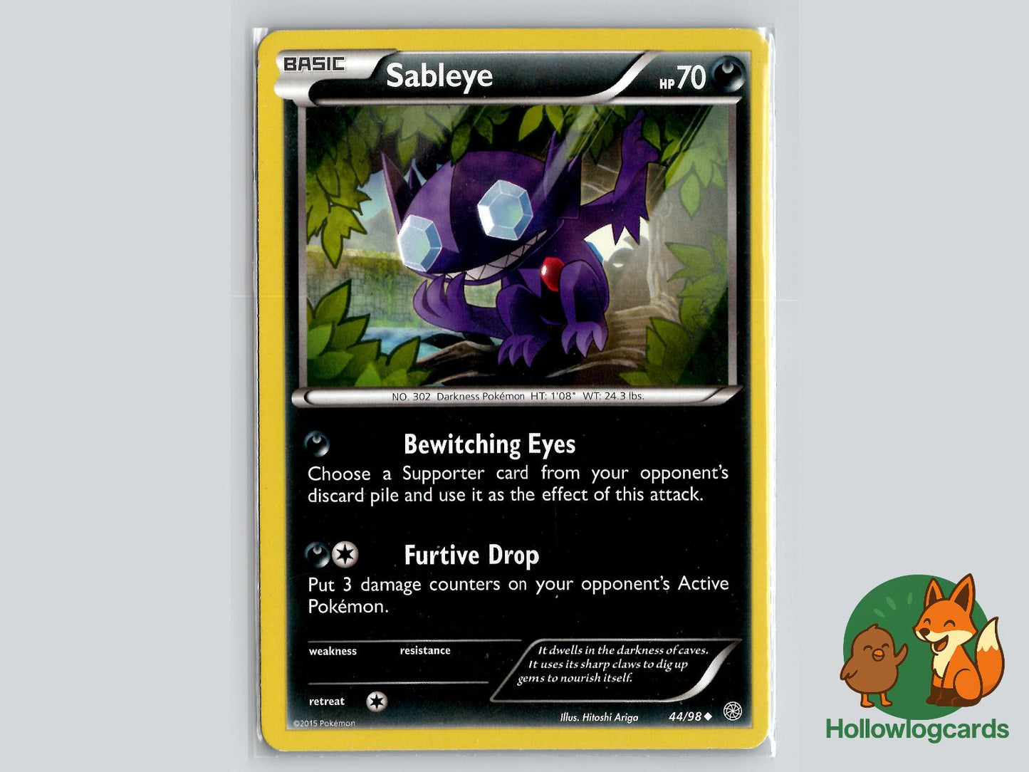 Sableye (44/98) - Ancient Origins Pokémon Card