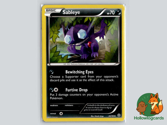 Sableye (44/98) - Ancient Origins Pokémon Card
