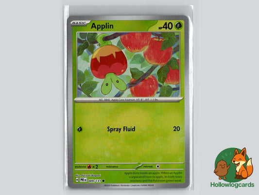Applin (009/131) - Prismatic Evolutions Pokémon Card