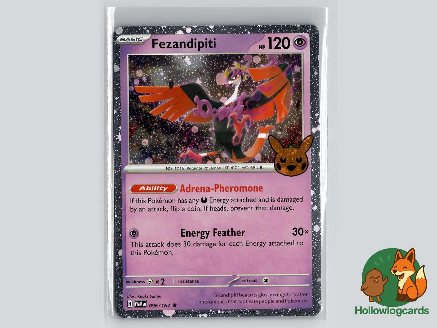 Fezandipiti (096/167) - Trick or Trade BOOster 2024 Pokémon Card