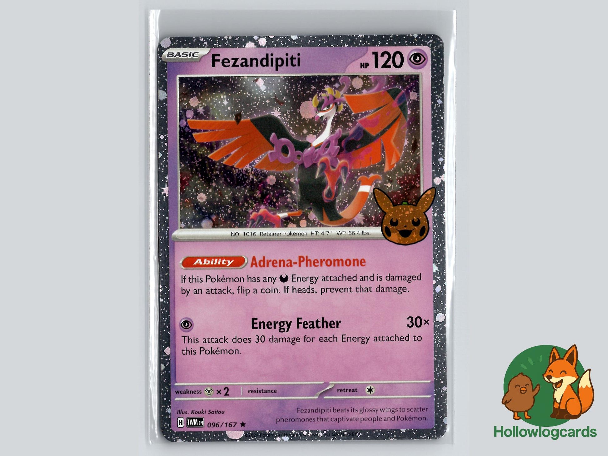 Fezandipiti (096/167) - Trick or Trade BOOster 2024 Pokémon Card