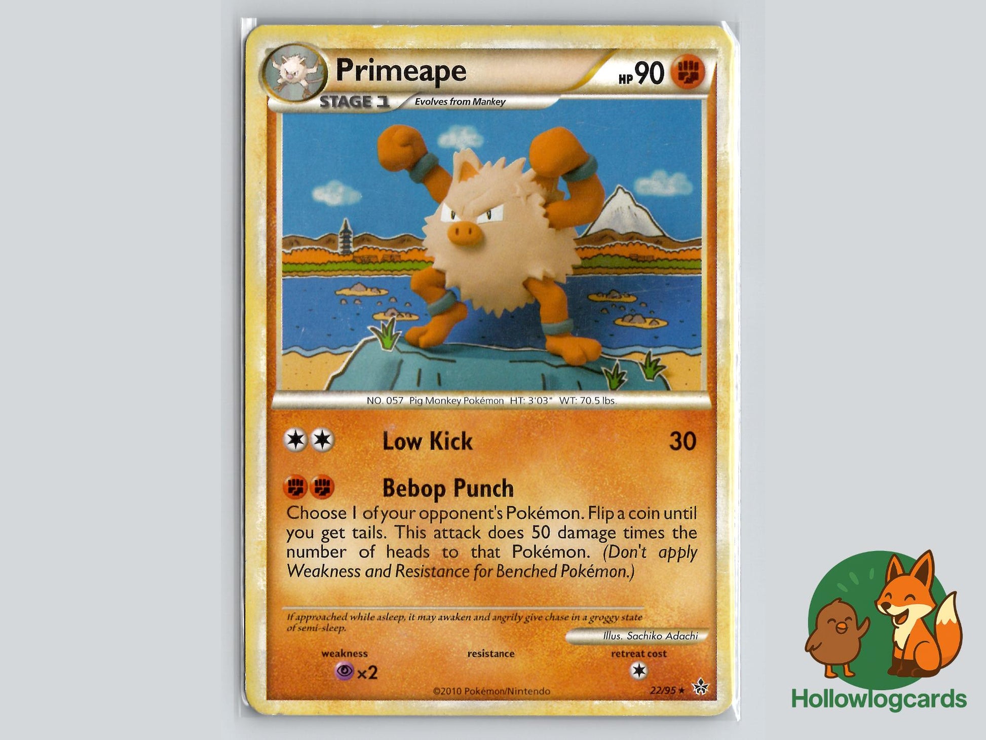Primeape (22/95) - Unleashed Pokémon Card