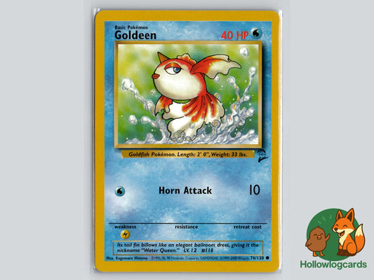 Goldeen (76/130) - Base Set 2 Pokémon Card