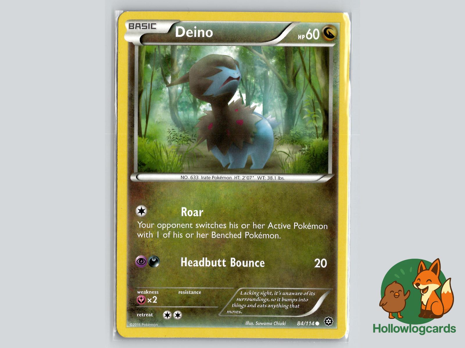 Deino (84/114) - Steam Siege Pokémon Card