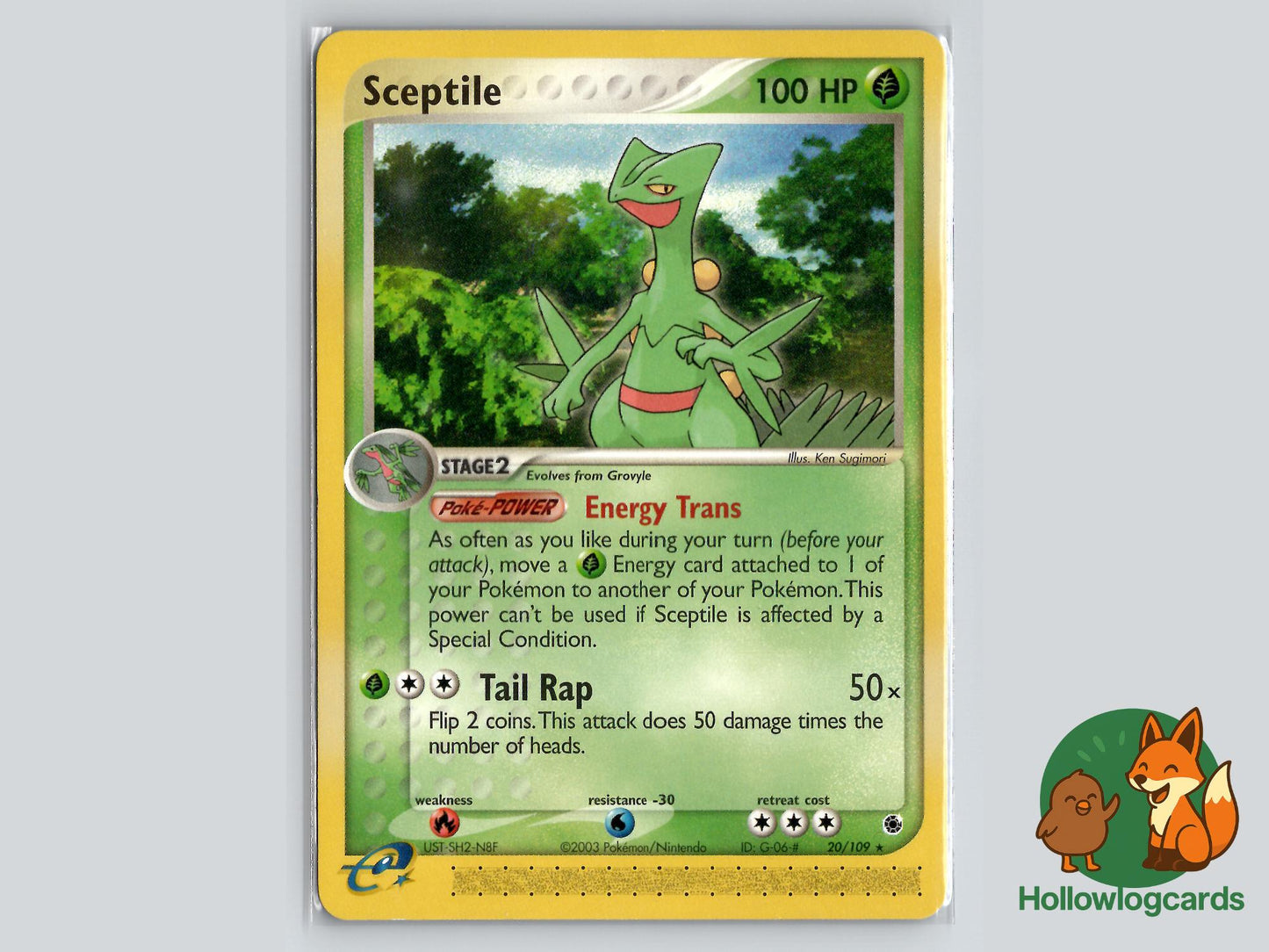 Sceptile (20/109) - Ruby & Sapphire Pokémon Card