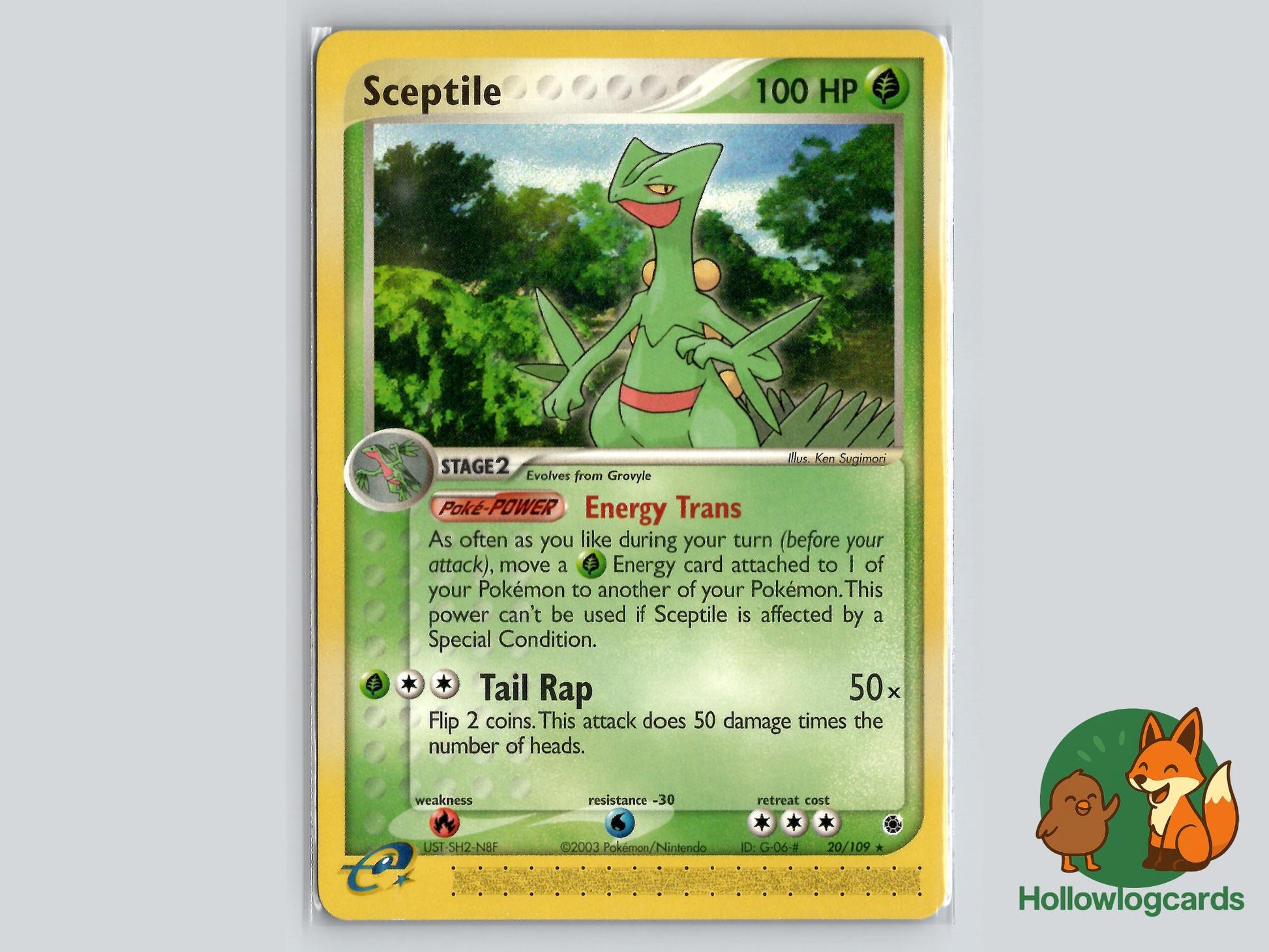 Sceptile (20/109) - Ruby & Sapphire Pokémon Card