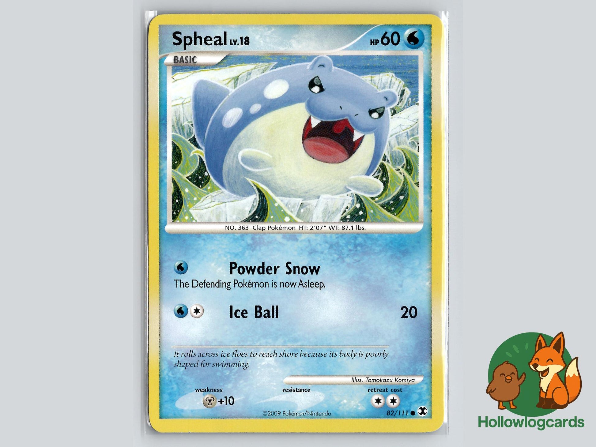Spheal (82/111) - Rising Rivals Pokémon Card