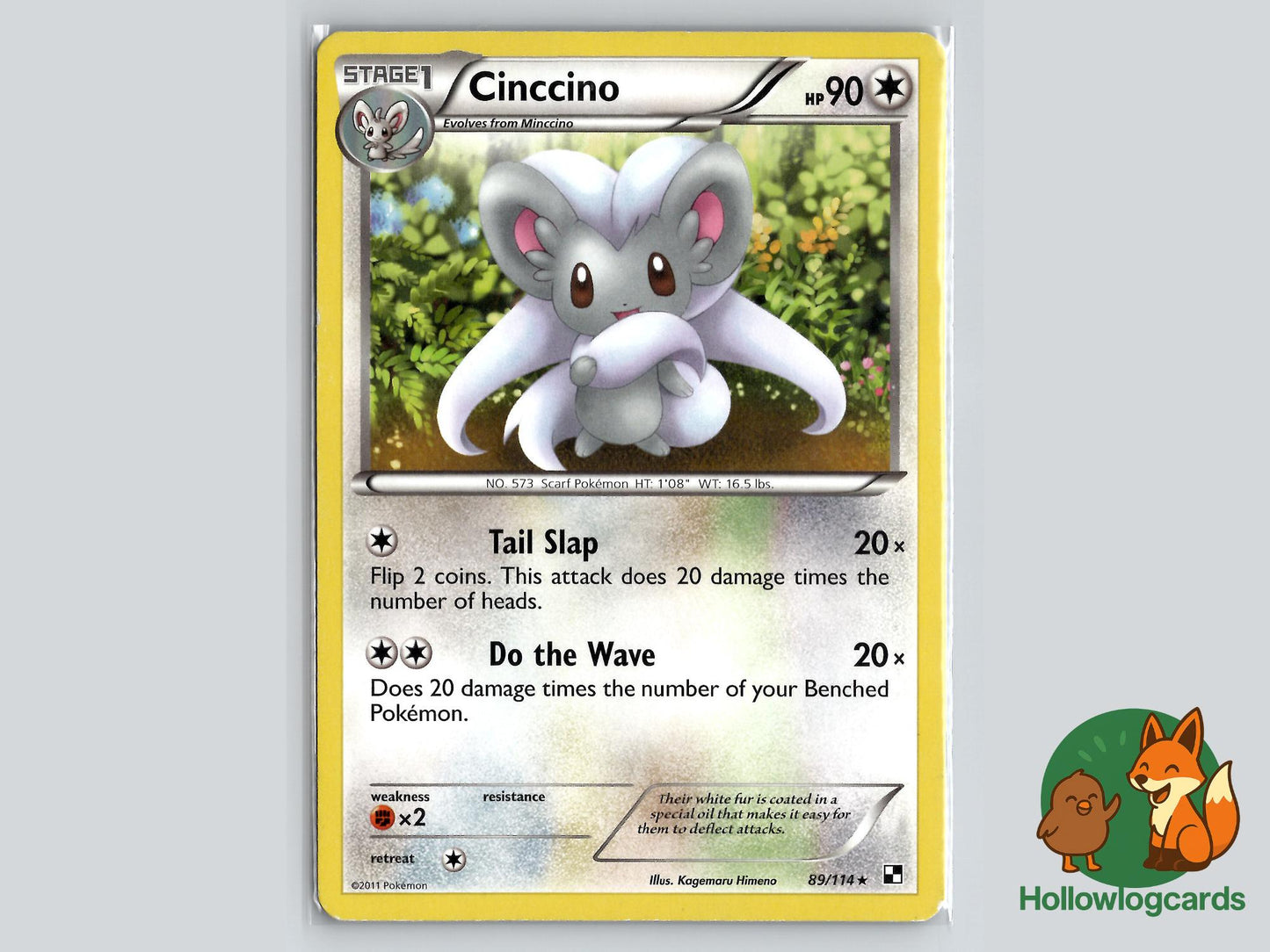 Cinccino (89/114) - Black & White Pokémon Card