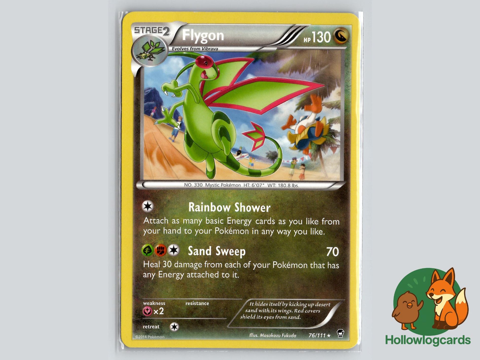 Flygon (76/111) - Furious Fists Pokémon Card