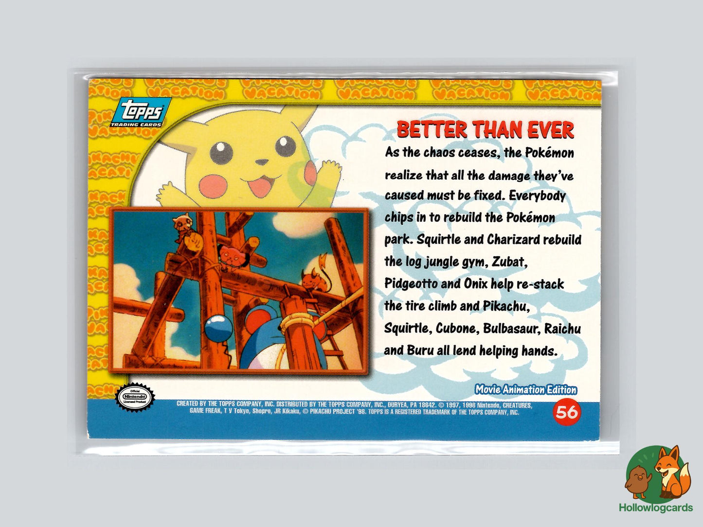 Better Than Ever (#56) - Topps Pikachu’s Vacation