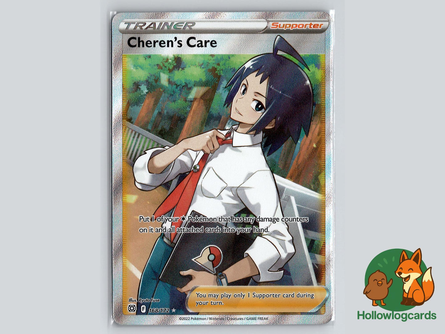 Cheren's Care (168/172) - Brilliant Stars Pokémon Card