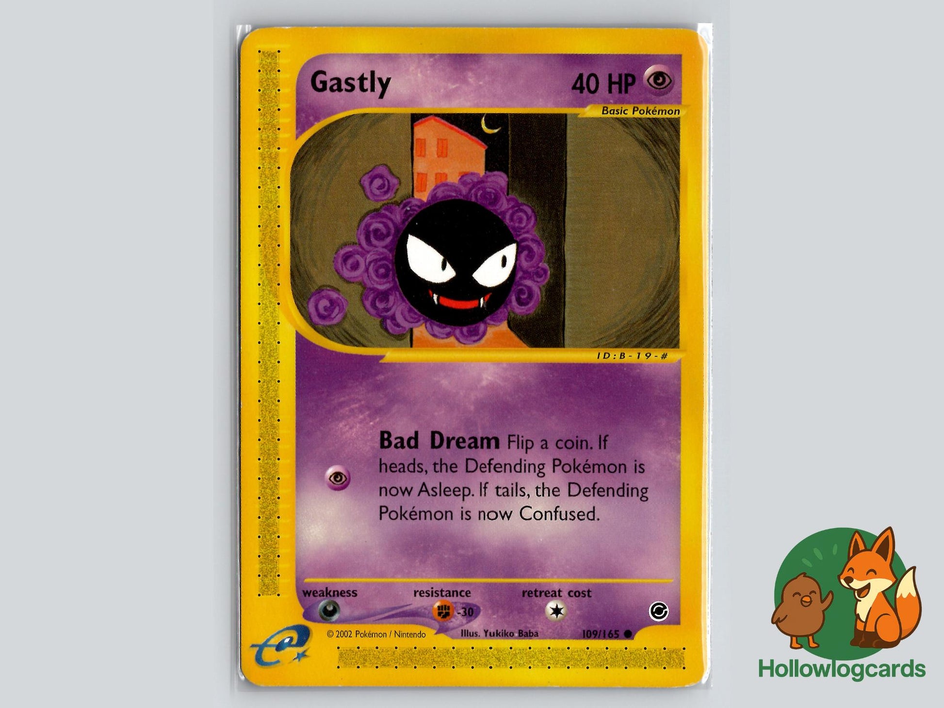 Gastly (109/165) - Expedition Base Set Pokémon Card