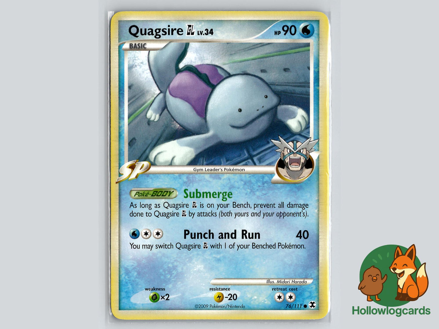 Quagsire GL (76/111) - Rising Rivals Pokémon Card