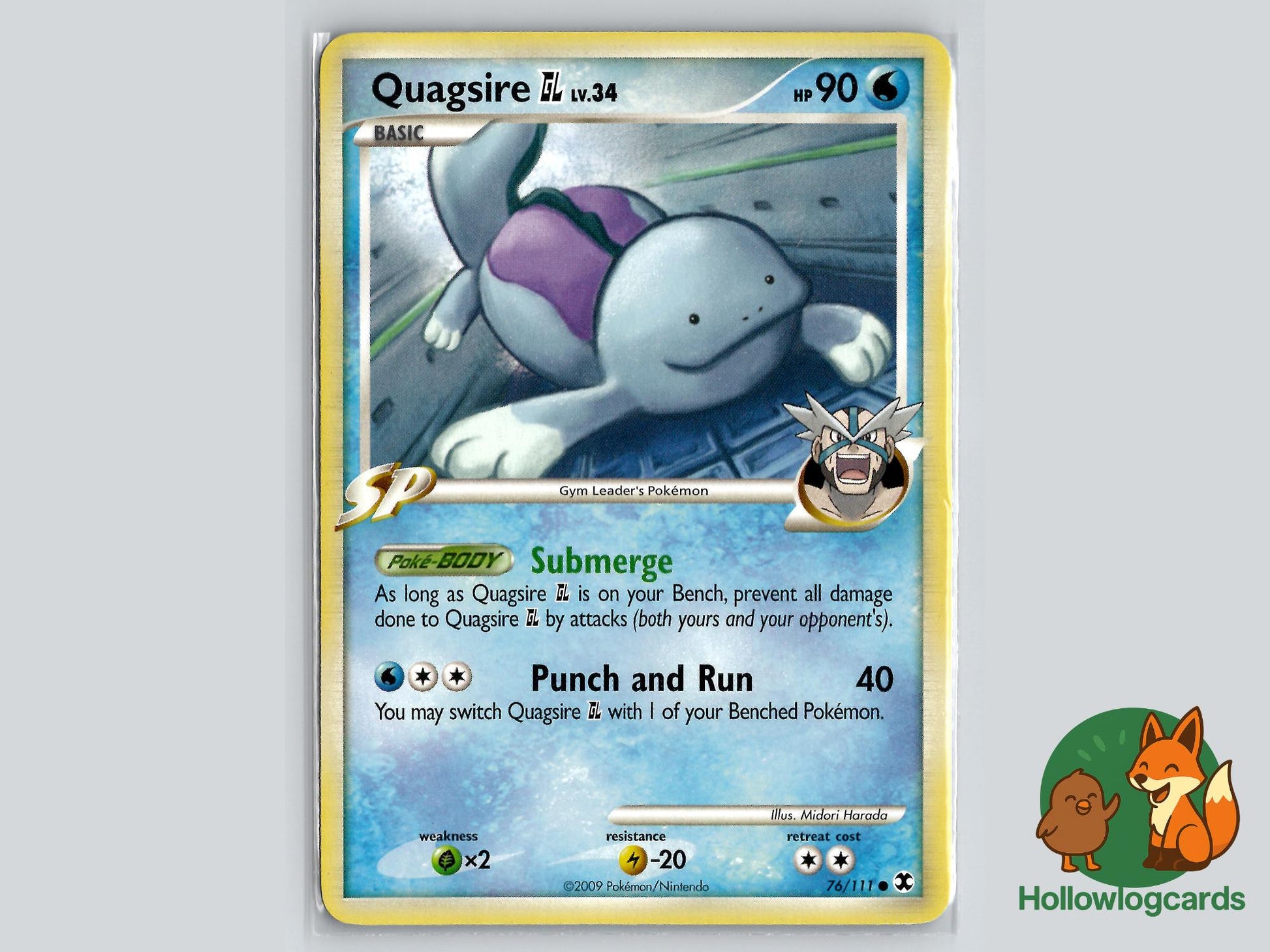 Quagsire GL (76/111) - Rising Rivals Pokémon Card