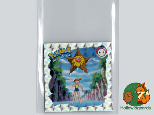 Misty and Staryu - Topps Trading Cards Series 1 Pokémon Card