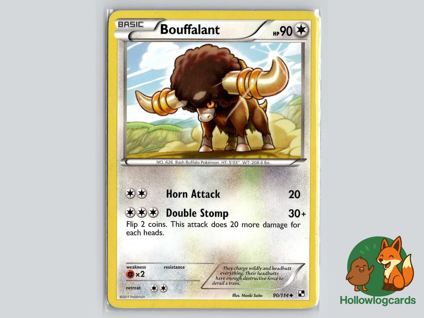 Bouffalant (90/114) - Black & White Pokémon Card