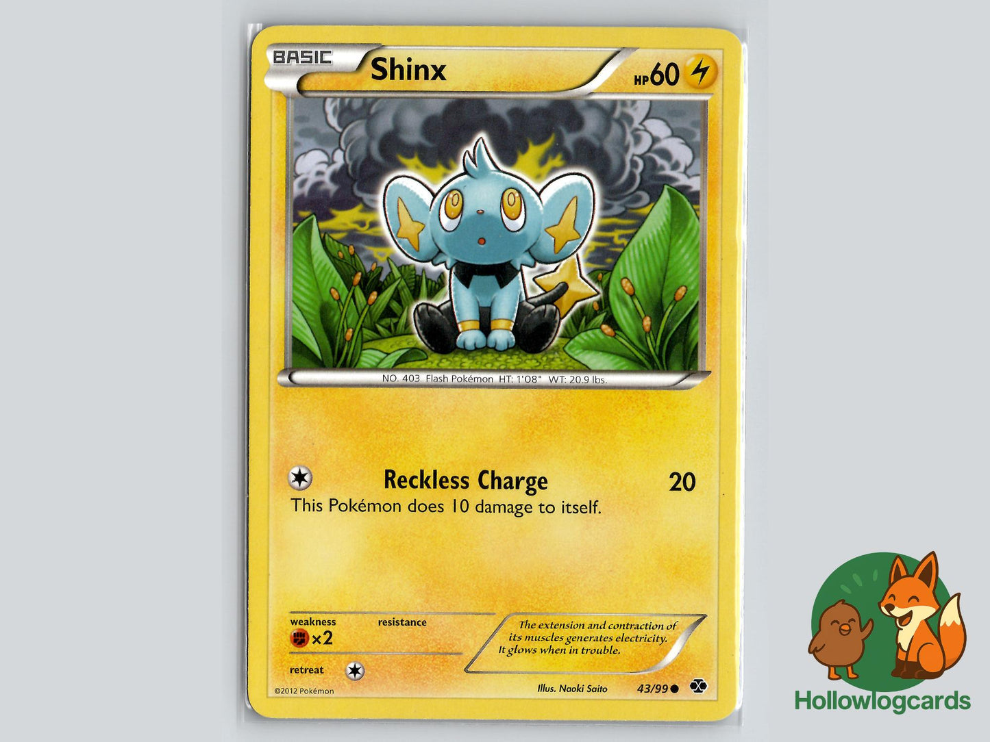 Shinx (43/99) - Next Destinies Pokémon Card