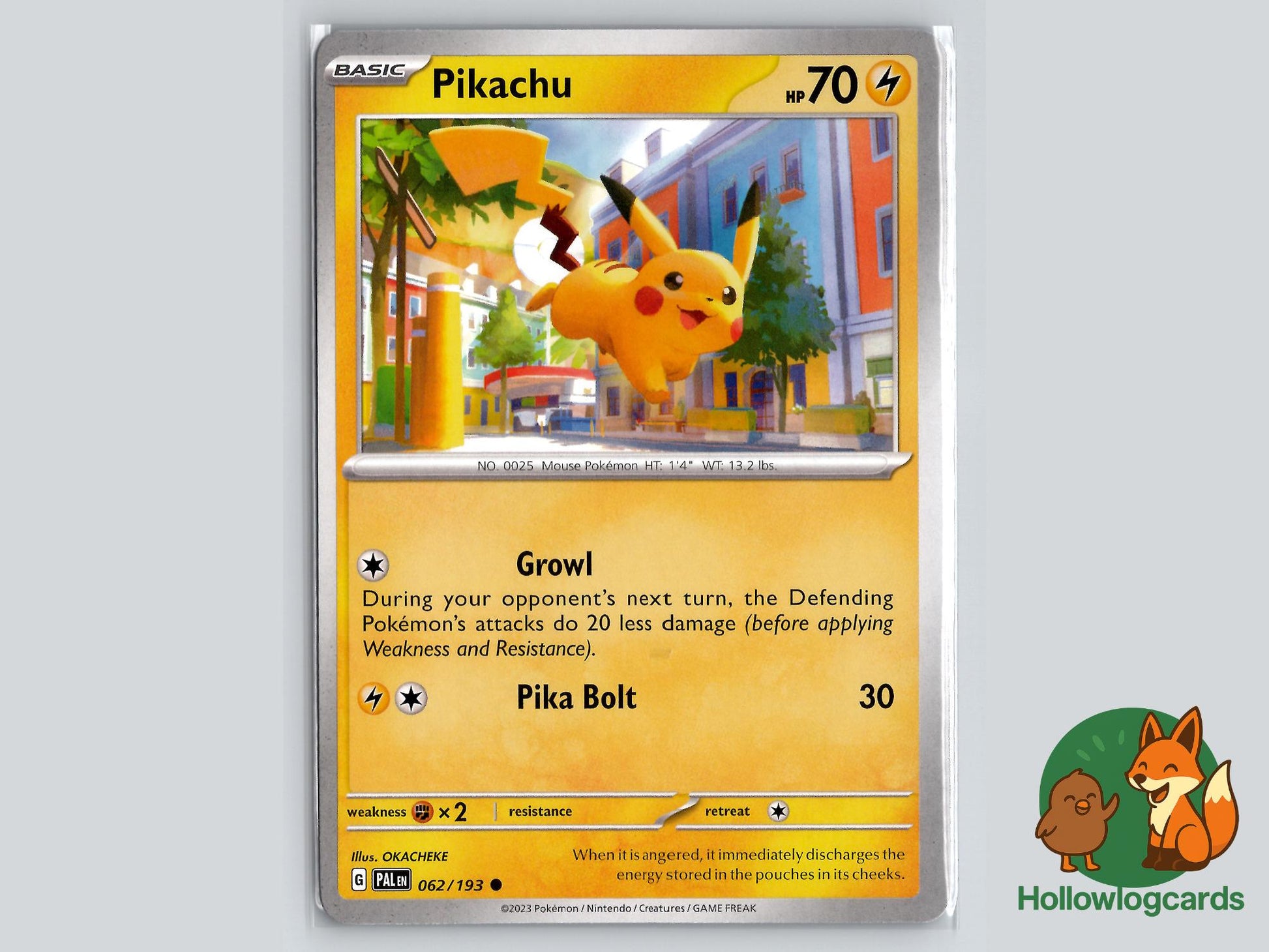 Pikachu (062/193) - Paldea Evolved Pokémon Card