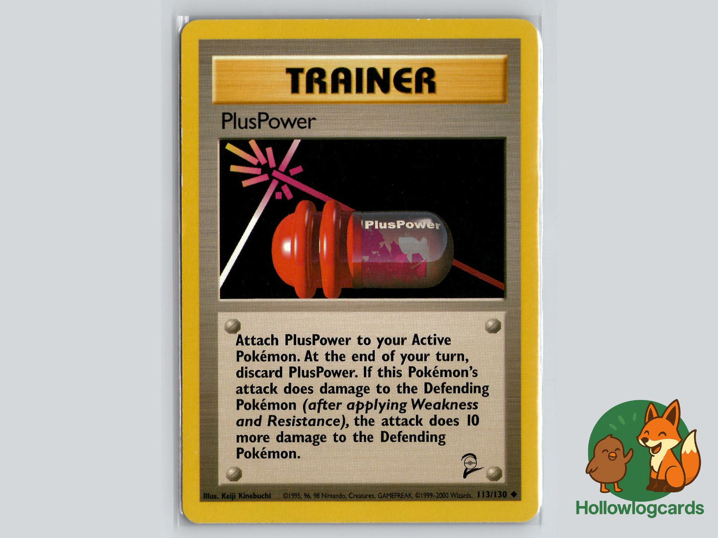 PlusPower (113/130) - Base Set 2 Pokémon Card