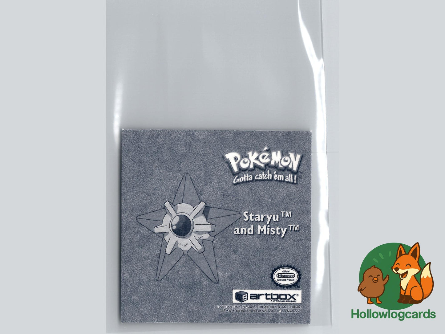 Misty and Staryu - Prism - Artbox Sticker