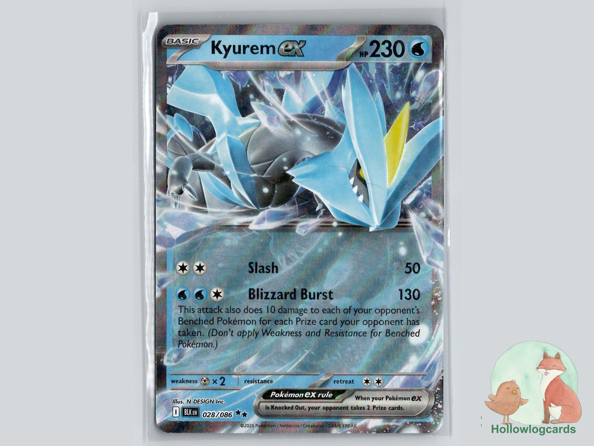 Kyurem ex (028/086) - Black Bolt Pokémon Card