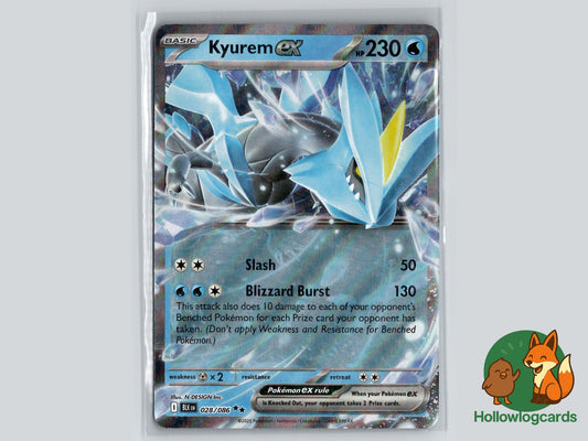 Kyurem ex (028/086) - Black Bolt Pokémon Card