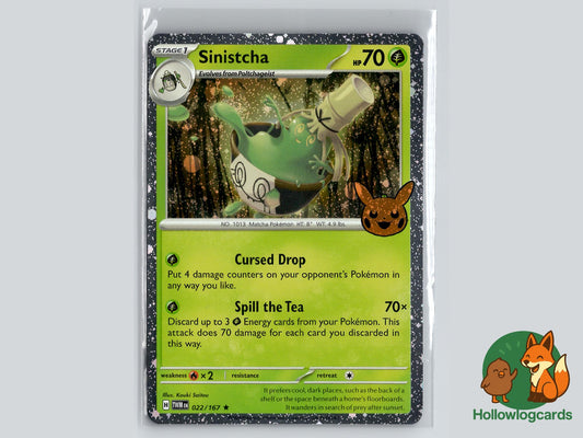 Sinistcha (022/167) - Trick or Trade BOOster 2024 Pokémon Card