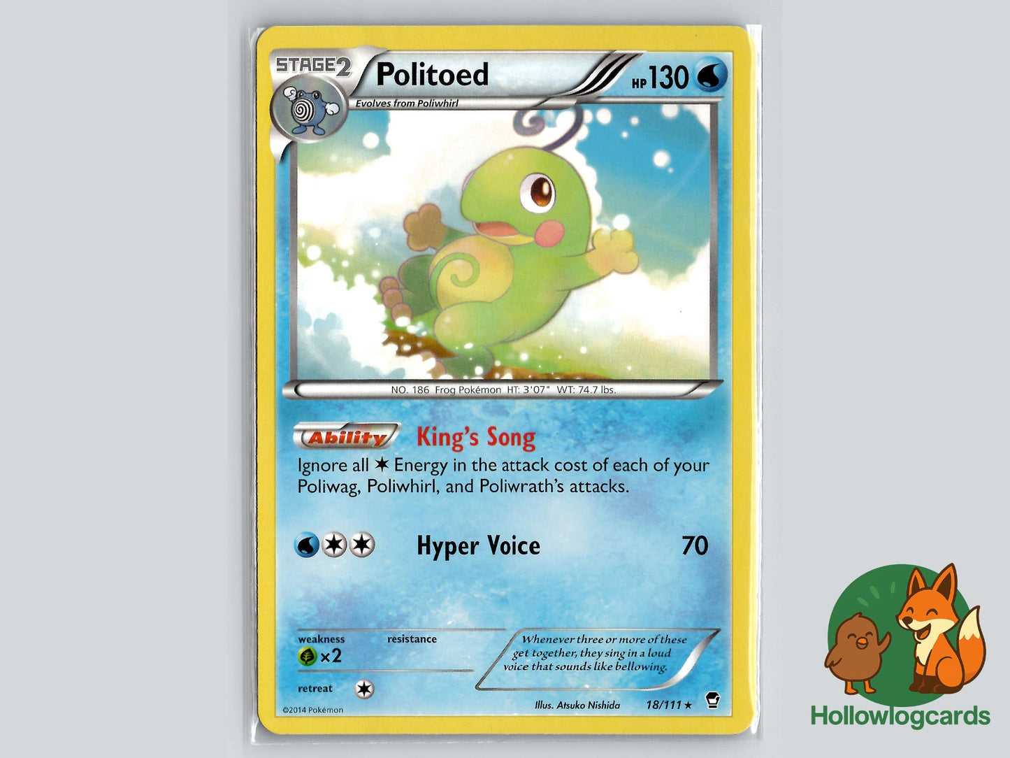 Politoed (18/111) - Furious Fists Pokémon Card