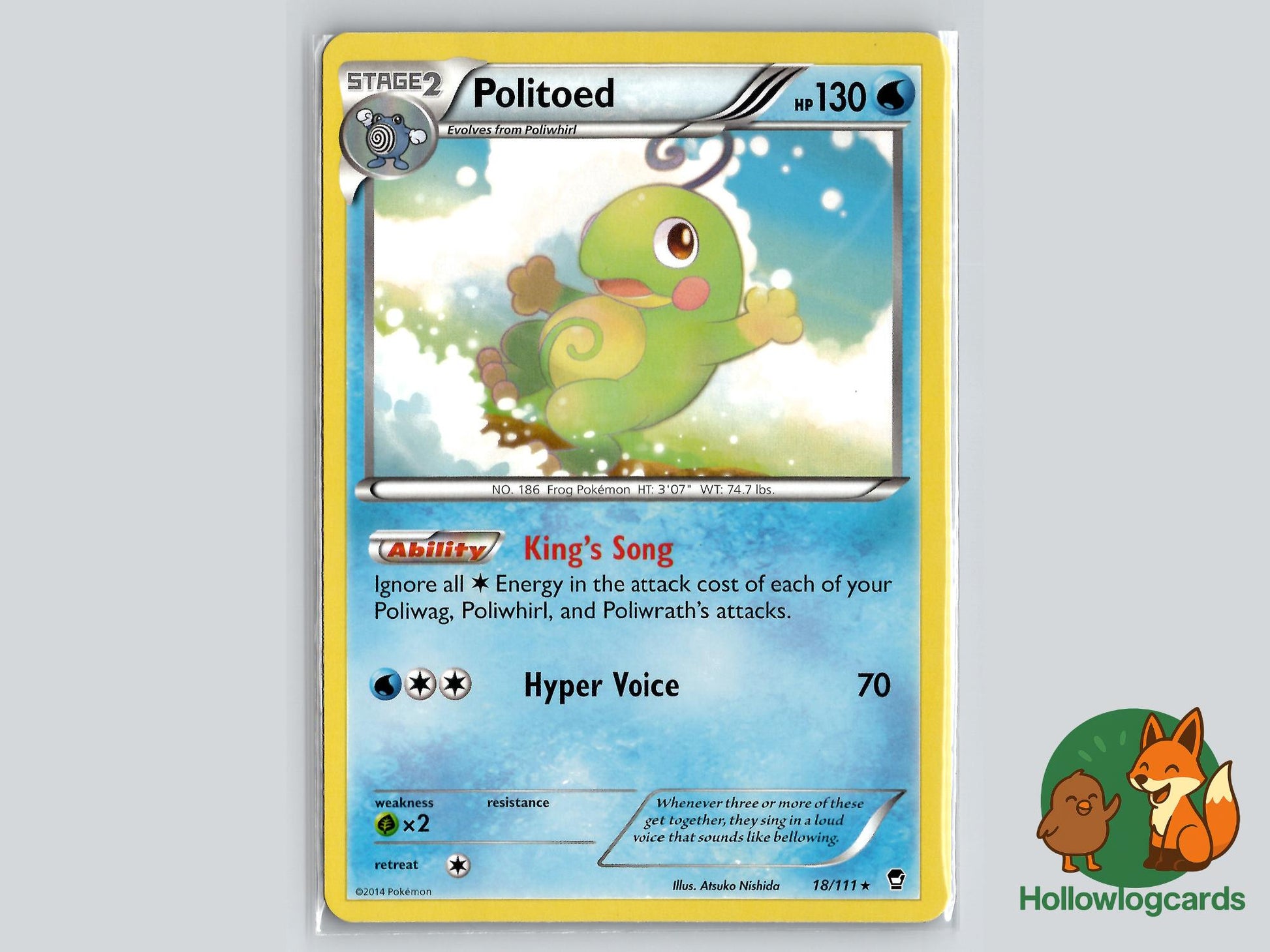 Politoed (18/111) - Furious Fists Pokémon Card
